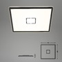 Hranatá - BRI 3393-015 Slim svítidlo LED panel, 42 cm, 3000 lm, 22 W, černá - BRILONER - foto 6