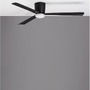 Ventilátory - NV 9952330 AKCE - Stropní ventilátor DELL tělo z hliníku matná černá 3ABS dřevěné listy - NOVA LUCE - foto 6