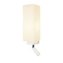 Bodová - LA 1003429 QUADRASS SPOT Indoor nástěnné svítidlo s LED Spotem a objímkou E27, bílé - BIG WHITE (SLV) - foto 6