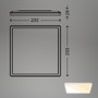 Hranatá - BRILO 7556016 CCT panel, 29,3 cm, 18W, 400lm, bílé - BRILO - foto 6