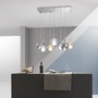 Dekorativní - FAN I-PIREX-S18-ORO Závěsné svítidlo z čirého skla Pirex zlaté s kabelem a spojkou 18x31 cm - FANEUROPE - foto 6