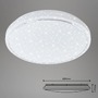 Kruhová - BRILO 3345-016 LED stropní svítidlo hvězdné nebe, pr. 56 cm, 48 W, bílé - BRILO - foto 6