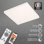 Hranatá - BRILO 7382016 Hvězdné nebe CCT svítidlo LED panel, 45cm, 24 W, 2500 lm, bílé (starý kód: BRILO 7382-016) - BRILO - foto 6