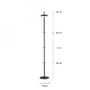 Dekorační - LD 19311-18 AMAG LED stojací lampa na baterie černá stmívatelné dotykem IP44 paměťová funkce 2700K - JUST LIGHT - foto 6
