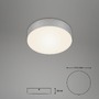 Kruhová - BRI 7064-014 LED stropní svítidlo, pr. 15,7 cm, 11 W, stříbrná - BRILONER - foto 6