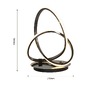 Stolní lampy dekorační - GT 8064-105 Stolní lampa Bandol 12W 1200lm 3000K černý chrom - GeeTi - foto 6