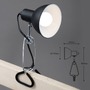 Stolní lampy s klipem - BRI 2790-015 Svítidlo se svorkou 30,5 cm 1x E14 8W černá - BRILONER - foto 6