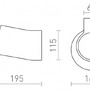 Sádrová - RED R13520 BENITA nástěnná sádrová 230V E14 25W - RED - DESIGN RENDL - foto 6