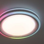 Kruhová - LD 15152-16 SPHERIC LED stropní svítidlo 40x40cm, kruhové, bílé, stmívatelné, hra světla, CCT LED panel RGB+2700-6500 - LEUCHTEN DIREKT / JUST LIGHT - foto 6