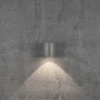Nástěnná - NOR 49701010 Venkovní nástěnné svítidlo Canto 2 2x6W LED šedá čirá - NORDLUX - foto 6