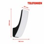 Nástěnná - TF 311605TF TELEFUNKEN LED venkovní svítidlo 26,3 cm 15W 1800lm černá - BRILONER - foto 6