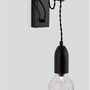 Dekorativní - NV 9536416 Nástěnné svítidlo VEDA černý kov a čiré sklo G9 1x6W 230V IP20 bez žárovky - NOVA LUCE - foto 6