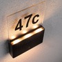 Nástěnná - P 94725 Solární LED domovní číslo a svítidlo Neda pohybové čidlo neláká hmyz IP44 2200K antracit - PAULMANN - foto 6