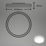 BRILO 7150416 Slim svítidlo LED panel, pr. 19 cm, 1400 lm, 12 W, bílé (starý kód: BRILO 7150-416) - BRILO - foto 6