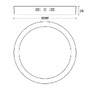 Kruhová - PH 8719514328778 LED Stropní přisazené svítidlo Philips Magneos 8719514328778 20W 1900lm 2700K IP20 28,6cm kulaté černé - PHILIPS (929002661531) - foto 6