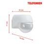 Na zeď - TF 306406TF TELEFUNKEN pohybové čidlo 7,7 cm bílé - BRILONER - foto 6