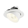 Kruhová - LA 1009752 NUMINOS® GIMBLE L Stropní vestavné svítidlo, 4000 K, 40°, IP20, kulaté, bílé - BIG WHITE (SLV) - foto 6
