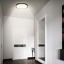 Kruhová - BRILO 3829015 Chet LED stropní svítidlo IP54, 3m dosah čidla, pohybové čidlo, černá - BRILO - foto 6
