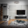 Kruhová - BRI 3248-012 LED stropní svítidlo, pr. 52,5 cm, 56 W, matný nikl - BRILONER - foto 6