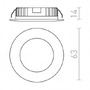 Zapuštěná - RED R10586 Svítidlo INEZ R chrom 12= LED 3W 120° IP44 3000K - RED - DESIGN RENDL - foto 6