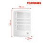 Nástěnná - TF 315506TF TELEFUNKEN LED venkovní svítidlo 24,5 cm 12W 1200lm bílé - BRILONER - foto 6