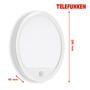 Nástěnná - TF 313706TF TELEFUNKEN LED venkovní svítidlo pr. 28 cm 15W 2000lm bílé - BRILONER - foto 6
