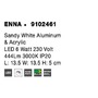 Nepřímé osvětlení - NV 9102461 Nástěnné svítidlo ENNA bílý hliník a akryl LED 6W 220-240V 3000K IP20 - NOVA LUCE - foto 6