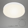 Kruhová - BRI 7066-016 LED stropní svítidlo, pr. 27,8 cm, 21 W, bílé - BRILONER - foto 6