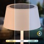 Stolní lampy dekorační - BRILO 7572011 Awia stolní lampička - 2W, 160lm, nabíjecí, LED, stmívatelné, dotykový vypínač, CCT, béžová - BRILO - foto 6