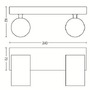 Bodová - PH 50592/30/PN Bodové svítidlo Philips Kosipo 50592/30/PN černé 2x max.10W - PHILIPS (915005531901) - foto 6