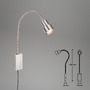 S ramenem - BRI 2085-012 Bodové svítidlo s dotykovým vypínačem 69 cm 1xGU10 5W 400lm matný nikl - BRILONER - foto 6