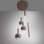 Vícečetná - PN 2285-23 LED závěsné svítidlo BOWL, hnědé, stmívatelné, kruhové, SimplyDim, 2700K - PAUL NEUHAUS - foto 6