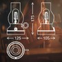Stolní lampy dekorační - BRILO 7575013 Kanea stolní lampa - 1,5W, 40lm, bezdrátová, LED, stmívatelné, teplá bílá, bronzová - BRILO - foto 6