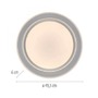 Kruhová - LD 14297-16 LED stropní svítidlo, stmívatelné, bílé, s dálkovým ovladačem, 2700-6500K - JUST LIGHT - foto 6