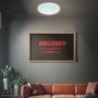 Kruhová - BRILO 3857016 Bikager stropní svítidlo pr.42 cm - 22W, 3000lm, LED, dálkový ovladač, CCT, bílé - BRILO - foto 6
