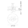 Dekorativní - AR 1367W10A Mercury závěsné LED 2700K - ARTEMIDE - foto 6