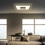 Hranatá - BRI 3848015 Toro LED stropní svítidlo, tunelový efekt, přímé a nepřímé osvětlení, černé, 42x42cm - BRILONER - foto 6