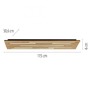 Hranatá - PN 6422-79 LED nástěnné a stropní svítidlo Q-AKUSTIK dřevo, přírodní Smarthome ZigBee 2700-5000K - PAUL NEUHAUS - foto 6