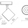 Svítidla - RED R14478 IRIS 9 pro jednookr. lištu bílá 230V LED 12W 24° 3000K - RED - DESIGN RENDL - foto 6