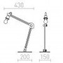 Stolní lampy dekorační - RED R12947 NIZZA stolní podstavec bílá dřevo 230V E14 28W - RED - DESIGN RENDL - foto 6