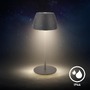 Stolní lampy dekorační - BRILO 7503015 LED nabíjecí stolní lampička Serina Mini, bezdrátová, 20cm, IP44, 2,5W, stmívatelné, dotykový vypínač, antracit - BRILO - foto 6
