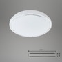 Kruhová - BRILO 3374-216 LED stropní svítidlo hvězdné nebe, pr. 38 cm, 23 W, bílé - BRILO - foto 6