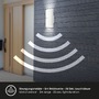 Nástěnná - BRI 3787016 Lima LED venkovní nástěnné svítidlo, pohybové čidlo, soumrakový senzor, nabíjecí, bílé - BRILONER - foto 6