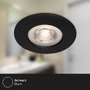 Kruhová - BRI 7036-035 LED vestavná svítidla, pr.9 cm, 3x LED, 4,9 W, 480 lm, černá - BRILONER - foto 6