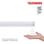 Přisazená - TF 202904TF TELEFUNKEN svítidlo pod skříňku s čidlem, 50 cm, 9 W, 700 lm, stříbrná - BRILONER - foto 6
