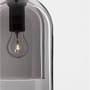 Válec - NV 9236700 Závěsné svítidlo VELOR dvouvrstvé kouřové sklo černý kabel černá kovová základna E27 1x12W 230V IP20 bez žárovky - NOVA LUCE - foto 6
