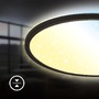 Kruhová - BRILO 7655015 Slim svítidlo LED panel pr.37,5 cm - 22W, 3000lm, dálkový ovladač, stmívatelné, černá - BRILO - foto 6