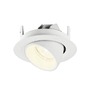 Kruhová - LA 1010072 NUMINOS® GIMBLE XS Stropní vestavné svítidlo, 4000 K, 20°, IP20, kulaté, bílé - BIG WHITE (SLV) - foto 6