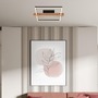 Hranatá - BRI 3842014 Moldura LED stropní svítidlo, stmívatelné, paměťová funkce, 14W, 1650 lm, černá/dřevo - BRILONER - foto 6
