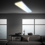 Hranatá - BRILO 7533016 Tava LED stropní svítidlo 98cm, stmívatelné, dálkový ovladač, bílé - BRILO - foto 6
